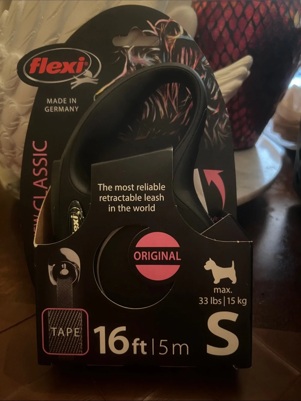 Flexi New Classic Retractable Dog Leash 16 ft | Made in Germany | New